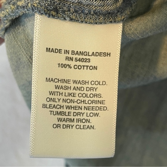 GAP Alexa Classic Casual Oversized Button Down Tunic Chambray Shirt Women's XS - Picture 5 of 9